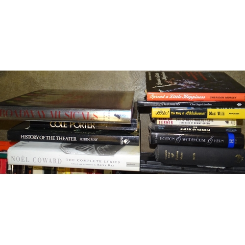 36 - A quantity of books on music, classical and theatrical.