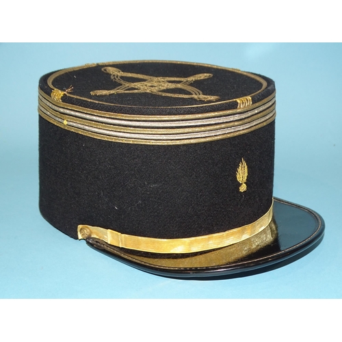 505 - A WWII kepi for a French Marine Lt Col.