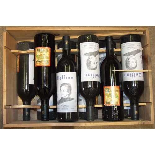 576 - Vina Mayor Crianza Ribera Del Duero Rioja, red, 1995, 13%, 75cl, eleven bottles in original wooden c... 