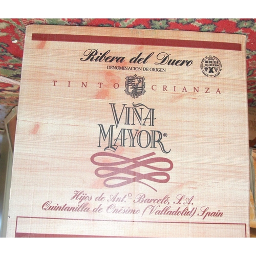 580 - Vina Mayor Ribera Del Duero Tinto Crianza, 1994, white wine, 13% vol, 75cl, twelve bottles, in cardb... 