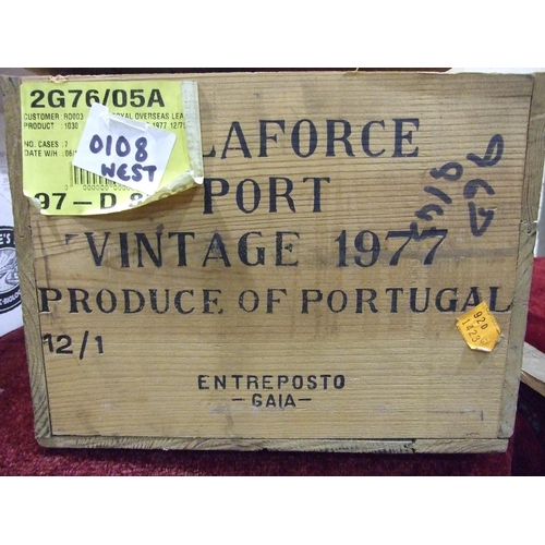 592 - Vintage Port, Delaforce & Sons, 1977, imported by Rawlings Voight Ltd, ten bottles in original w... 