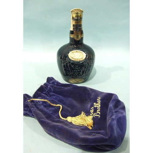 600 - Chivas Bros, Royal Salute 21-year-old Blended Whisky in decanter and bag, 40% vol, 70cl, a Famous Gr... 