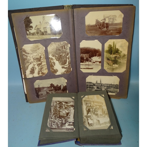 81 - Approximately 240 postcards in two albums, mainly topographical, including five WR Gay cards.... 