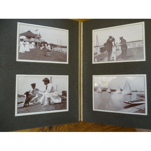 86 - Six early-20th century albums of holiday photographs of Austria, Scotland, Cornwall, etc.... 