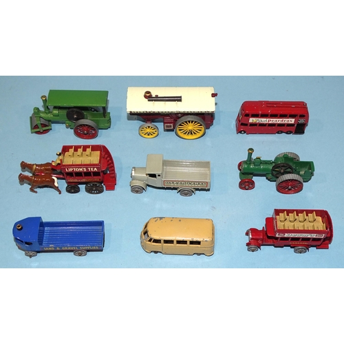 282 - Lesney Models of Yesteryear, seven unboxed early-1 examples: Y1, Y2, Y4, Y6, Y9, Y11 and Y12, a Matc... 