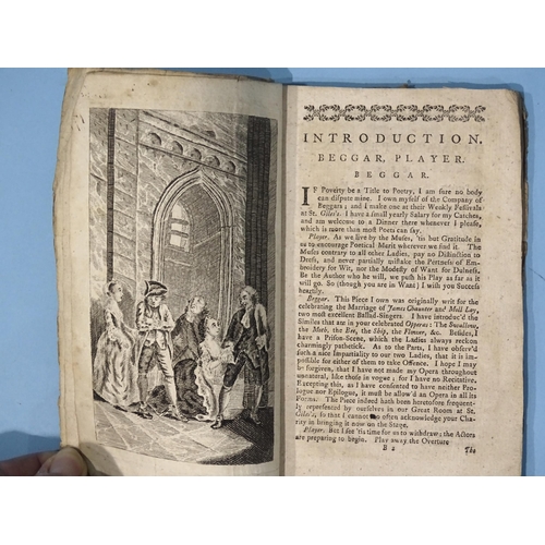 37 - Gay (John), The Beggar's Opera, As it is now Acted by His Majesty's Servants, a New Edition, one woo... 