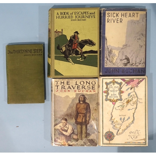 4 - Buchan (John), The Thirty-Nine Steps, 6th imp, cl, 8vo, Wm Blackwood & Sons, 1917; A Book of Esc... 