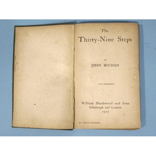 4 - Buchan (John), The Thirty-Nine Steps, 6th imp, cl, 8vo, Wm Blackwood & Sons, 1917; A Book of Esc... 