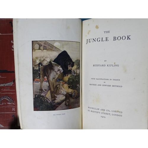 40 - Kipling (Rudyard), The Jungle Book, illus: M & E Detmold, cl gt, (spine torn), 8vo, Macmillan &a... 