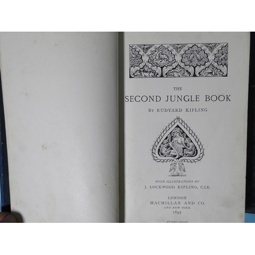 40 - Kipling (Rudyard), The Jungle Book, illus: M & E Detmold, cl gt, (spine torn), 8vo, Macmillan &a... 