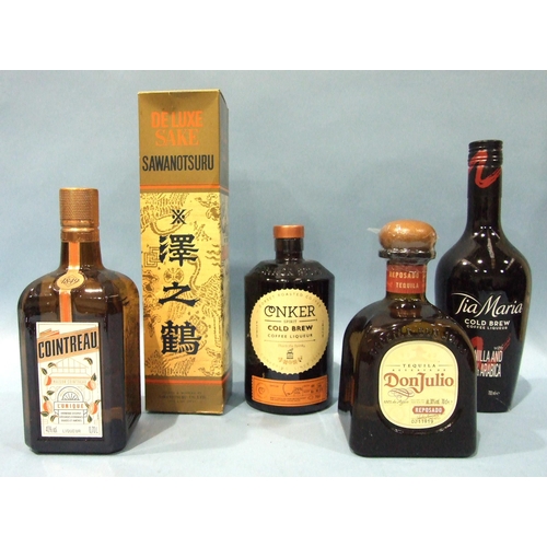 605 - Don Julio Tequila Reposado, 38%, 70cl, one bottle, Cointreau Liqueur, 40%, 70cl, one bottle, Conker ... 