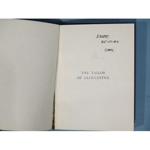 41 - Potter (Beatrix), The Tailor of Gloucester, 1st edn, 1st printing, (with date on tp and single p end... 