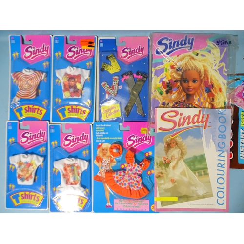 76 - Hasbro, Sindy clothing, six outfits in unopened bubble packaging: 