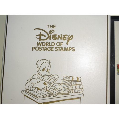 50 - A collection of Disney stamps and covers in three special albums.