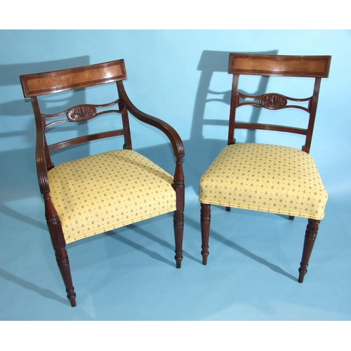 13 - *Please note, all starred lots are sold at no reserve.*A set of eight George IV mahogany dining chai... 