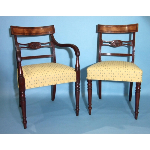 13 - *Please note, all starred lots are sold at no reserve.*A set of eight George IV mahogany dining chai... 