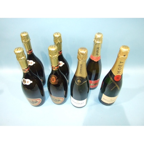 172 - Champagne, Bissinger & Co, Grand Prestige Premium Cuvée 12.5%, 750ml, four bottles, Piper... 