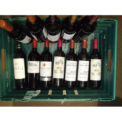 188 - Bordeaux, twelve bottles, including Chateau Fonroque 2016, Mazeyres 2016 Pomerol, Meyney 2013, St Es... 