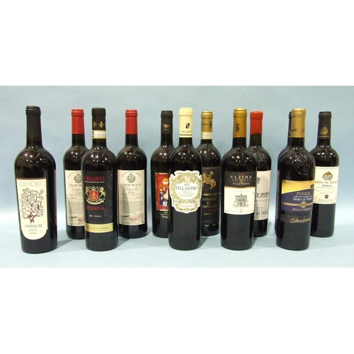 197 - Twelve bottles of mixed Italian red wine, (12).