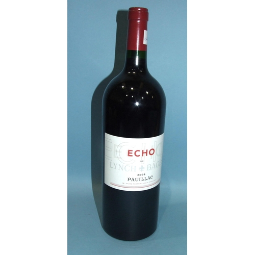 207 - Echo De Lynch Bage 2009, Pauillac, 13% vol, 150cl, one bottle.