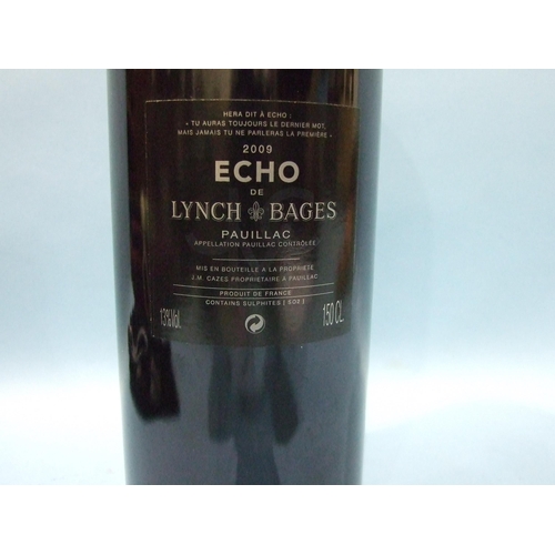 207 - Echo De Lynch Bage 2009, Pauillac, 13% vol, 150cl, one bottle.