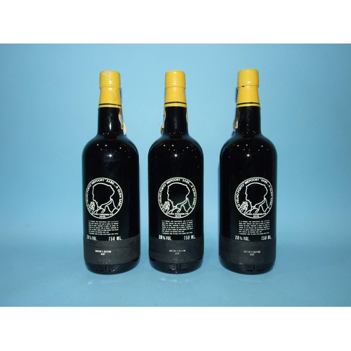 218 - Niepoorts, 1985 Vintage Port, bottled 1987, 20%, 750ml, three bottles, (3).