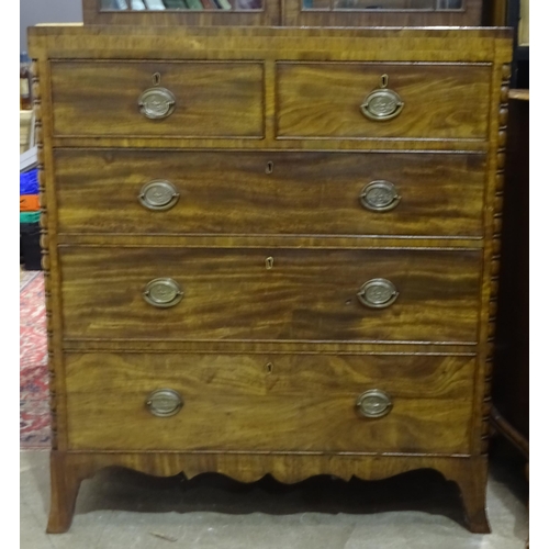 15 - *Please note, all starred lots are sold at no reserve.*A late-Georgian mahogany rectangular chest of... 