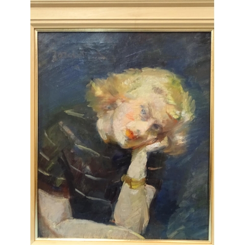 48 - F Goulding? PORTRAIT OF A WOMAN WITH HEAD RESTING ON HAND Oil on canvas, 59 x 48cm and another mid-2... 