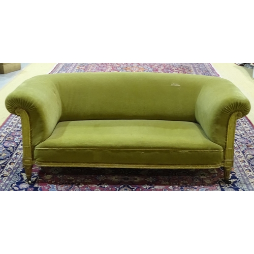 24 - *Please note, all starred lots are sold at no reserve.*A 19th century gilt gesso and upholstered Che... 