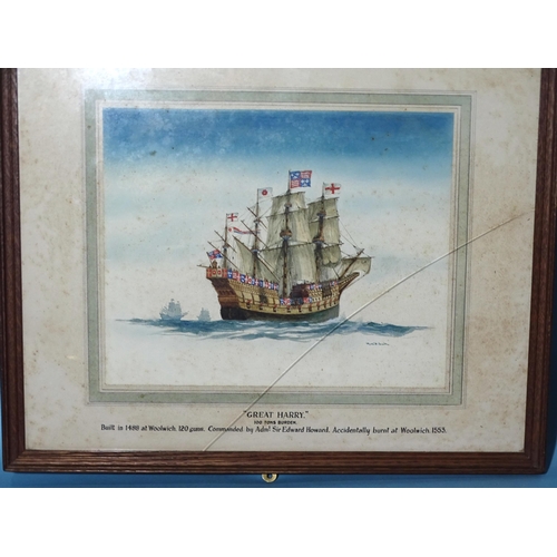 30 - Rob. H Smith (19th/20th century), a collection of seven signed watercolours depicting various Englis... 