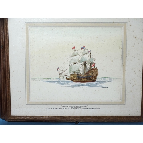 30 - Rob. H Smith (19th/20th century), a collection of seven signed watercolours depicting various Englis... 