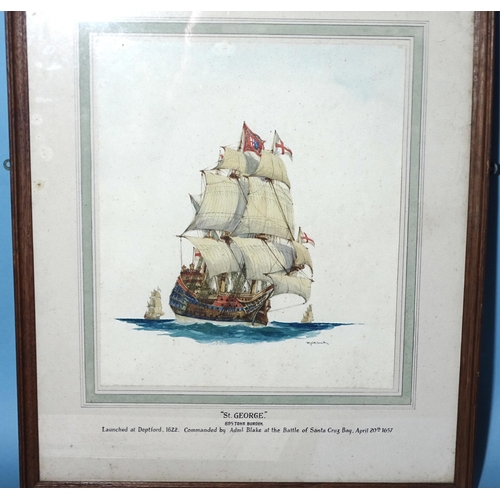 30 - Rob. H Smith (19th/20th century), a collection of seven signed watercolours depicting various Englis... 