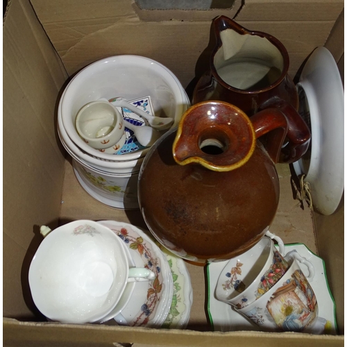 27 - Forty-four pieces of Royal Doulton 'Minden' decorated tea ware and other ceramics.