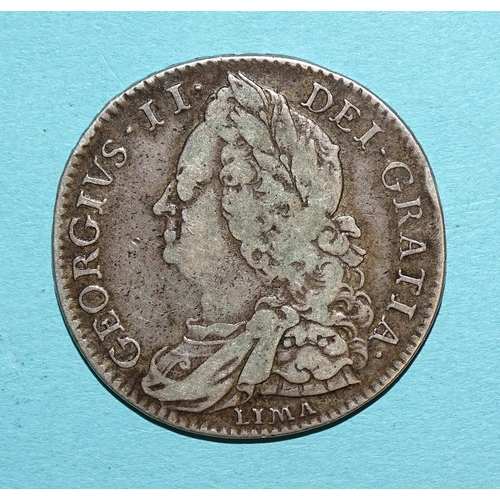 104 - George II (1727-1760), a 1746 half-crown.