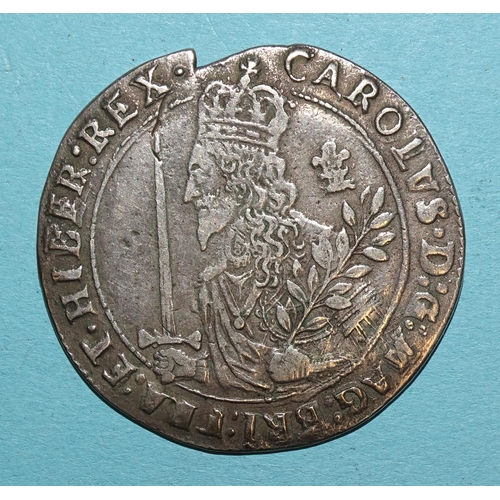 83 - Charles I (1625-1649), a hammered silver 1644 triple-unite, Oxford Mint 'OXON', 14.2g, (probably a f... 