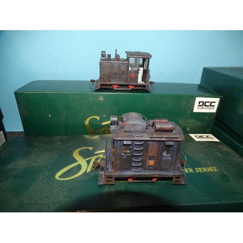 288 - Bachmann Spectrum On30 gauge, no.28195 0-4-0 Side Rod Gas Mechanical Loco (boxed), with another, sim... 