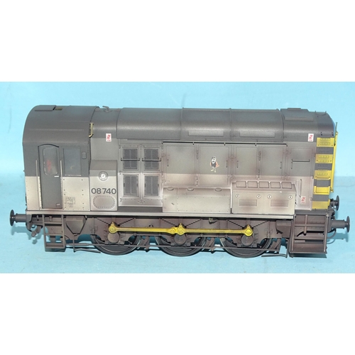 297 - Dapol, O gauge, 7D-008-0150 Class 08 Diesel Electric Locomotive RN08740, (boxed).