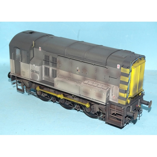 297 - Dapol, O gauge, 7D-008-0150 Class 08 Diesel Electric Locomotive RN08740, (boxed).