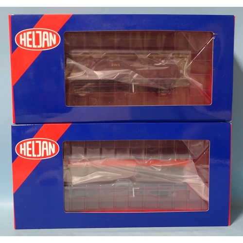 305 - Heljan, O gauge, two VAA/VBA vans: 1042 