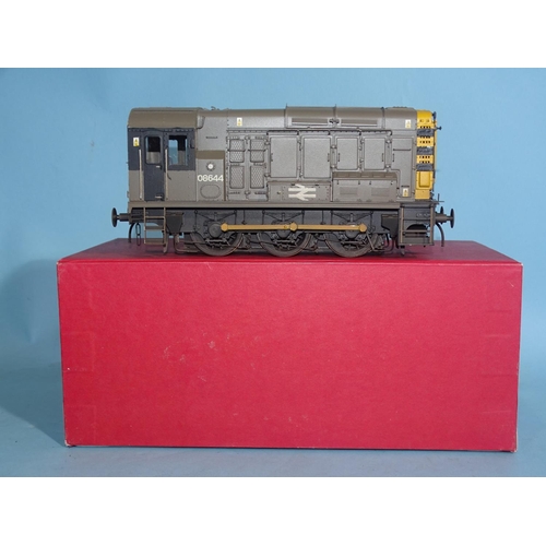 308 - SanCheng (Bachmann Brassworks), O gauge 0-6-0 BR Class 08 diesel shunter RN08644, (boxed).... 