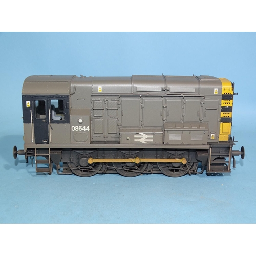 308 - SanCheng (Bachmann Brassworks), O gauge 0-6-0 BR Class 08 diesel shunter RN08644, (boxed).... 