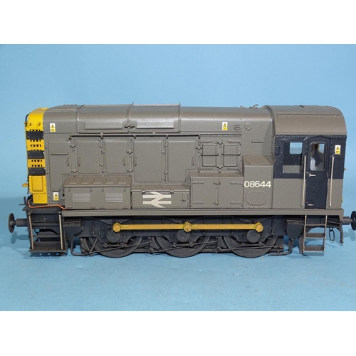 308 - SanCheng (Bachmann Brassworks), O gauge 0-6-0 BR Class 08 diesel shunter RN08644, (boxed).... 