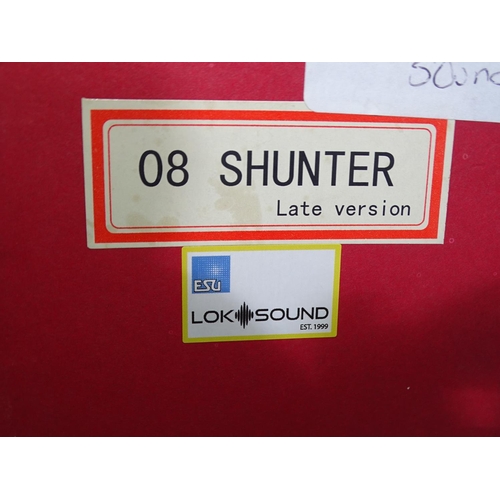 308 - SanCheng (Bachmann Brassworks), O gauge 0-6-0 BR Class 08 diesel shunter RN08644, (boxed).... 