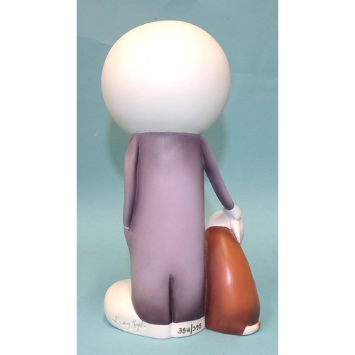 39 - Doug Hyde, (British, b.1972), 'You and Me', cold cast porcelain sculpture, inscribed with artist's s... 