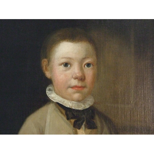 11 - Style of Thomas Bardwell PORTRAIT OF A YOUNG BOY DRESSED IN RUFF, TUNIC, BREECHES, STOCKINGS AND BUC... 