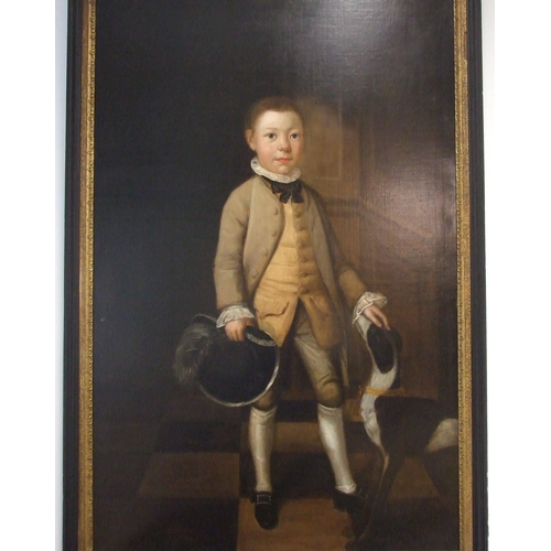 11 - Style of Thomas Bardwell PORTRAIT OF A YOUNG BOY DRESSED IN RUFF, TUNIC, BREECHES, STOCKINGS AND BUC... 