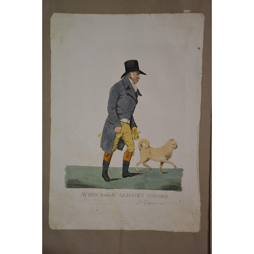 33 - Robert Dighton (c.1752-1814), a collection of satirical and political hand-coloured engravings fixed... 
