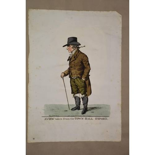 33 - Robert Dighton (c.1752-1814), a collection of satirical and political hand-coloured engravings fixed... 