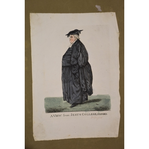 33 - Robert Dighton (c.1752-1814), a collection of satirical and political hand-coloured engravings fixed... 