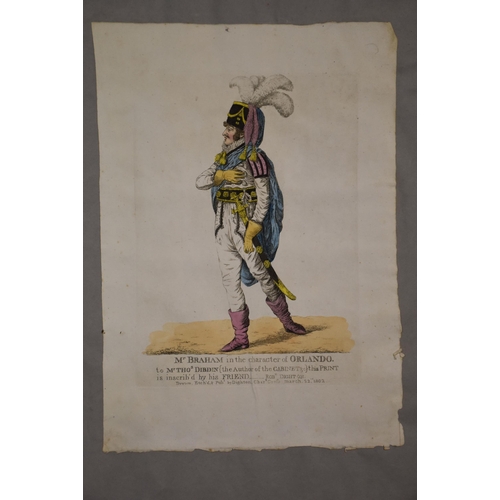 33 - Robert Dighton (c.1752-1814), a collection of satirical and political hand-coloured engravings fixed... 